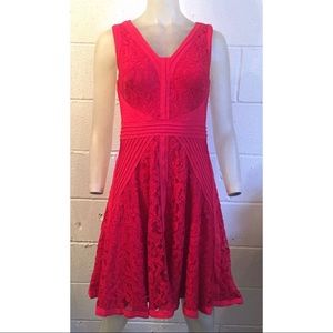 Tadashi Shoji Red Dress, Size 8P